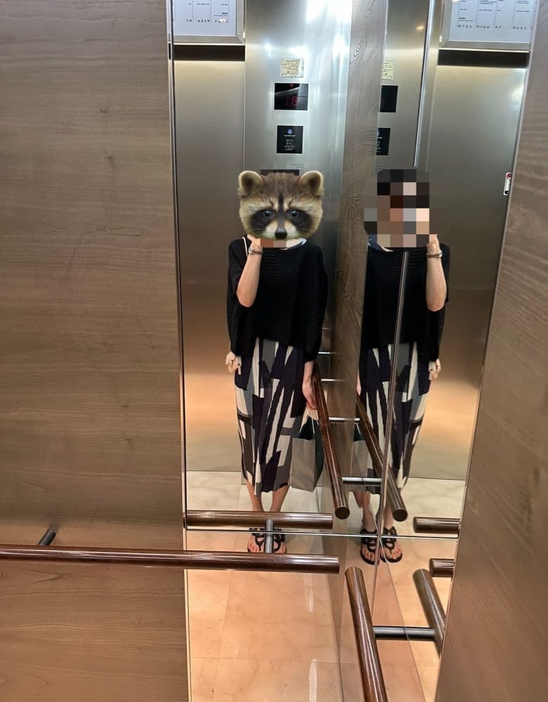 Pleats Please dresses, tops, and skirts.