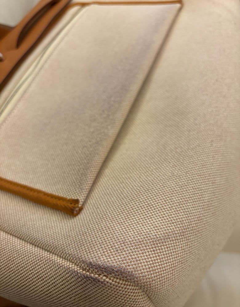 Just flipped my Hermès Herbag inside out! 🧡